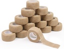 16 Rolls Self Adhesive Bandage Wrap - Huomenna 1 tuuman pieni hengittävä koosteet urheilullinen teippi, venyttää kiinni sormen kääre urheilu, vamma, ensiapu lääkintä, varpaiden nyrjähdykset & turvotus