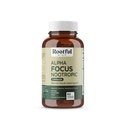 Alpha Focus Nootropic - Memory and Focus Brain Booster Supplement with Choline, Citicoline, GPC, L-tyrosine, Bacopa Monnieri, DMAE, Gingko Biloba, Lion's Mane, Niacinamide - 60 kapselia