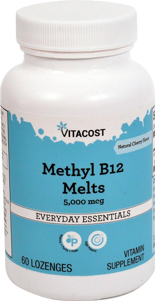 Voitto Metyyli B-12 Alakielinen - 5000 mikrog - 60 Lozenges