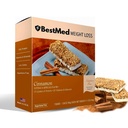 BestMed - High Protein Nutrition Bar - Low-Carb, 15g Proteiinia, Low Sugar, Low Calorie, Ateriankorvike Bar (Cinnamon, 1 Box - 7 Count)