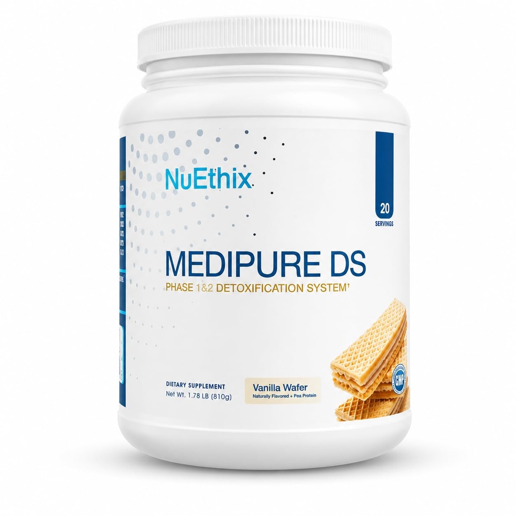 NuEthix Formulations Medipure DS with Pea Protein Phase 1 & 2 Detoxification System, Additive to Help Support Body