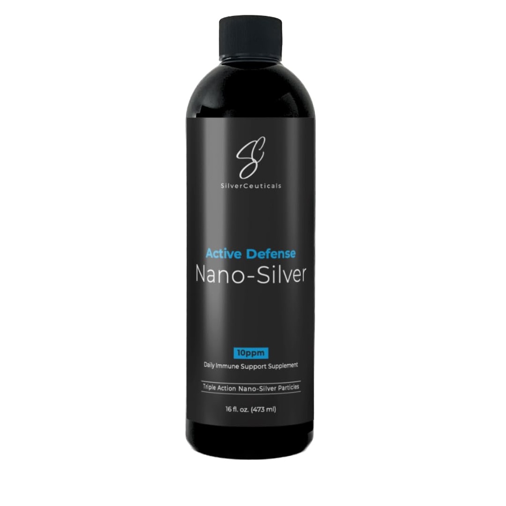 Kolloidinen hopea w/Nano tekniikka - 10ppm 16oz - 8X Tehokkaampi - Luonnollinen immuunituki - Säästä sairas päivät - ikä 5 & Up - Outperforms Korkeampi PPM Silvers - Ei makua ja hajua - 3rd Party testattu