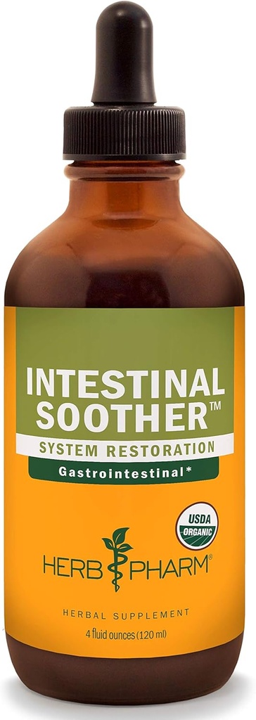 Herb Pharm intestinal Soother nestemäinen kasviperäisten Formula Turmeric uute - 4 Ounce
