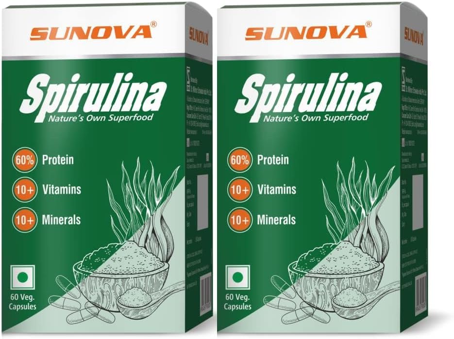 Spirulina kapselit Nature...