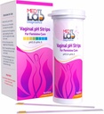 Vaginal ph Test Strips för kvinnor (50 cnt) BV Bakteriell vaginos och Yeast Infection Test Strips. Feminin pH-test för vaginal hälsa, syra och alkalinitet. Strips i förseglade påsar