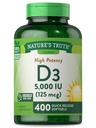 Nature's Truth Vitamiini D3 5000 IU Softgels 