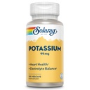Solaray Kalium 99 mg - Elektrolyytti Balance Formula - Kalium täydentää Electrolyytit, Verisuoni- ja sydänterveyden tuki - 60 päivän rahat takaisin takuu, Lab vahvistettu, 100 tarjoilua, 100 VegCaps