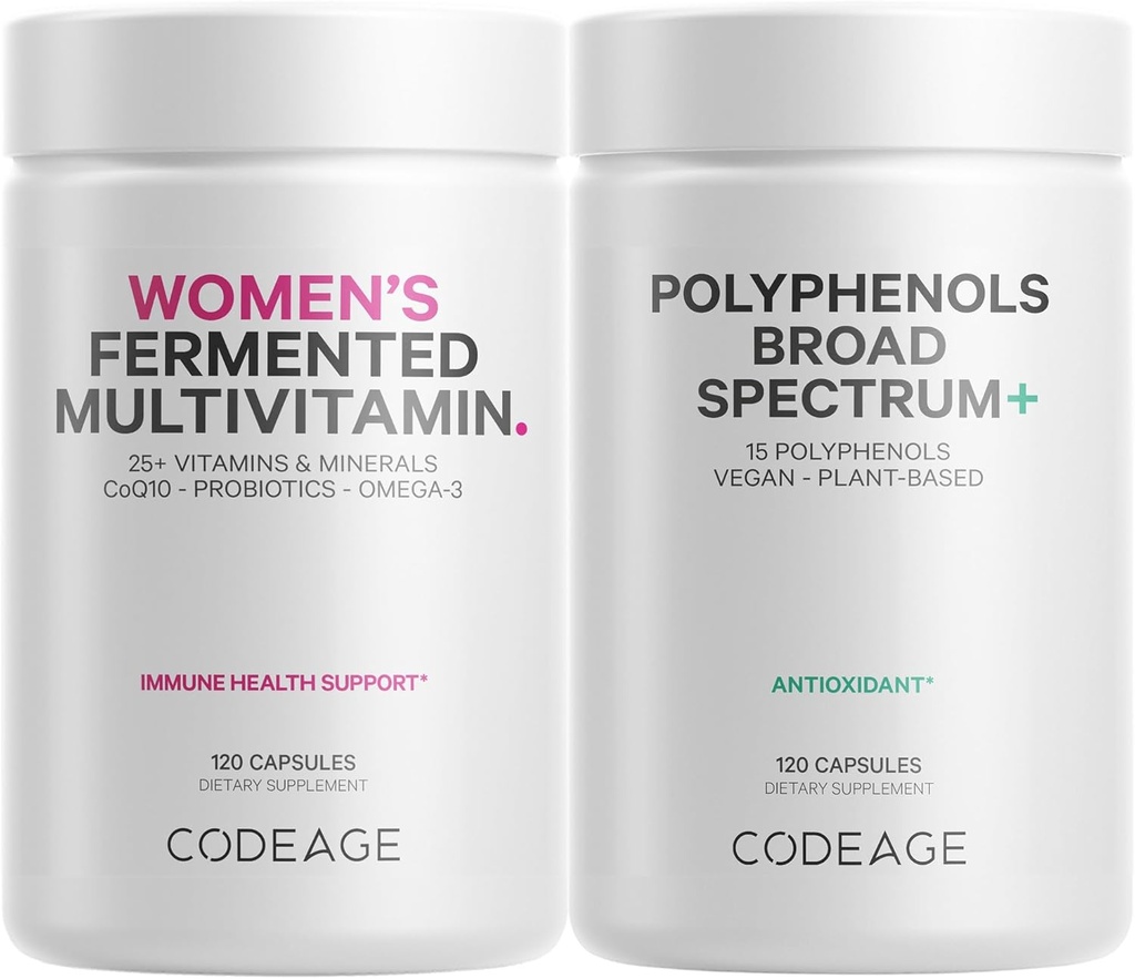 Koodaus Immuuni Tuki Monivitamiini naisille + Antioksidantit Bundle