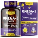 Omega-3 Fish Oil, 3500 mg, High EPA & DHA ... Ei kalamaista makua, helppo niellä, Burpless, Natural Lemon... tukee sydäntä, aivoja ja yhteistä terveyttä...