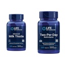 Life Extension Advanced Milk Thistle 120 Softgels ja kaksi Per-Day High Potency Multi- Vitamin & Mineral 120 tablettia Bundle