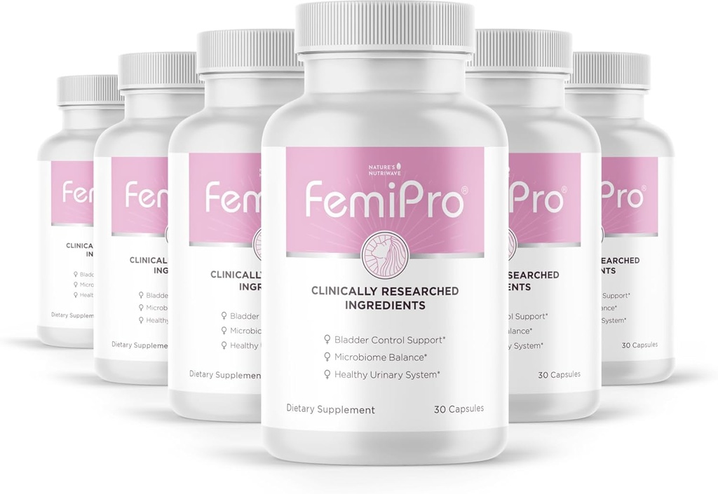 Femipro-rakko Control täydentää naisten ja miesten, Natural Herb & Probiotic Blend, tukee virtsateiden Tract Health & Microbiome Balance 