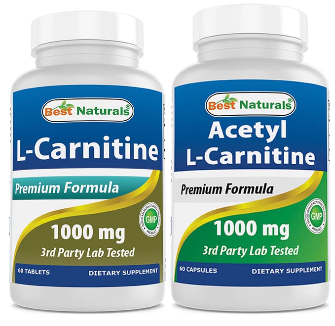 Best Naturals L-karnitiini 1000 mg & asetyyli L-karnitiini 1000 mg