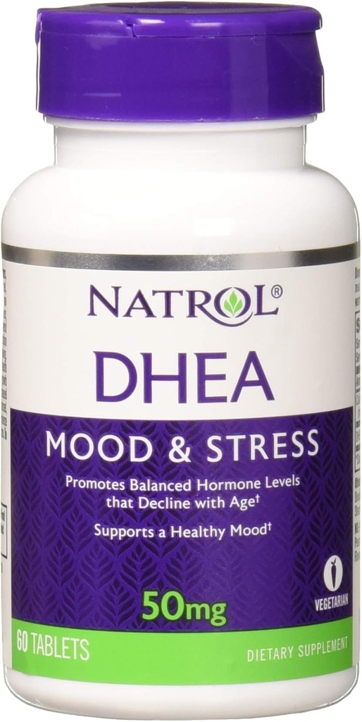 Natrol DHEA 50 mg, 60 tablettia (pakkaus 3)