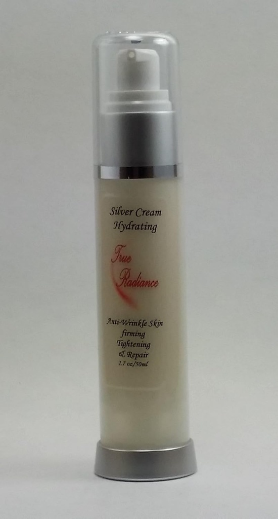SILVER CREAM Marine Collagen Anti-Aging, ryppyjen vähentäminen ja super nesteytys.DMAE, alfalipoiinihappo, Ceremide 3, hyaluronihappo PArabEN VAPAA 1,7 oz 50 ml.