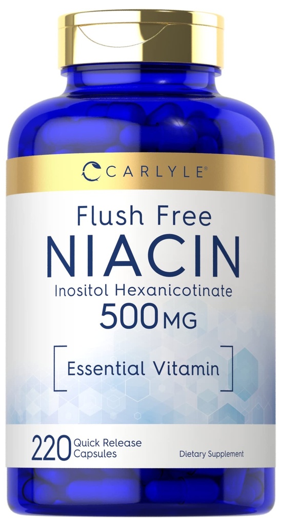 Carlyle Niacin Flush Free 500 mg 
