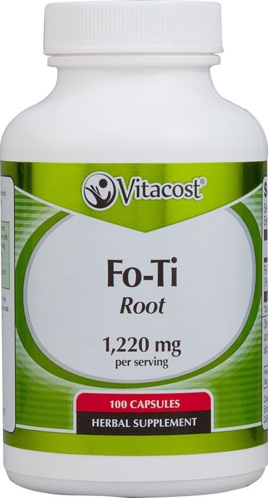 Vitacost Fo-Ti Root - 1,220 mg per tarjoilu - 100 kapselia