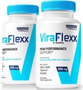 (2 Pack) ViraFlexx för män, Pro Capsules, Male Performance Support 500mg, All Natural Dietary Supplement för att stödja övergripande hälsa, Recensioner (120 kapslar)