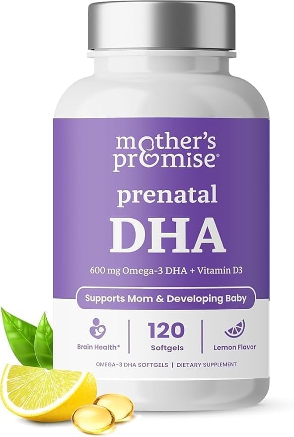 Prenataalinen DHA naisille 600 mg + 400 IU D3-vitamiini ... 120 Softgels... tukee aivojen terveyttä... Triglyseridi Omega 3 Fish Oil DHA Prenatal vitamiineja raskauden ja hoidon 300 mg per kapseli