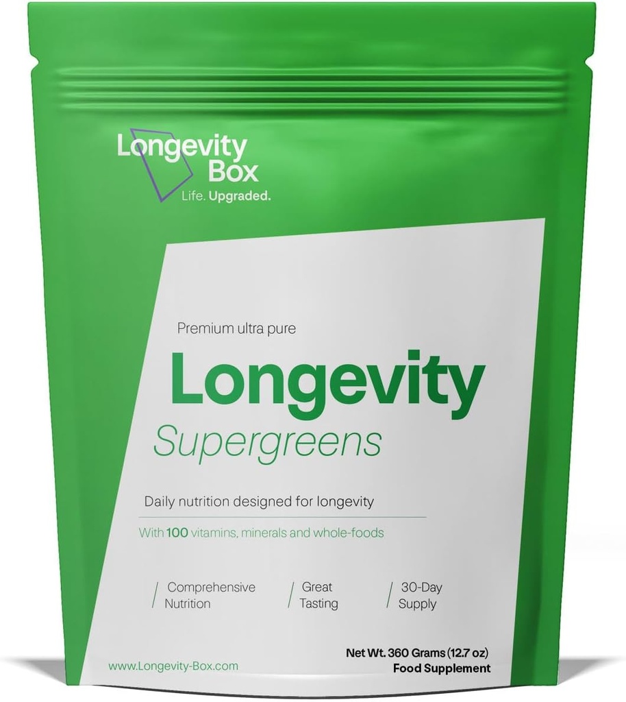 Perimmäinen 100 Ainesosa Super vihreät Powder 300g 30 Superfoods Powder Vitamiini & Mineral Rich Formula Vegaani & Kasvisruoka Ystävällinen Paras arvo