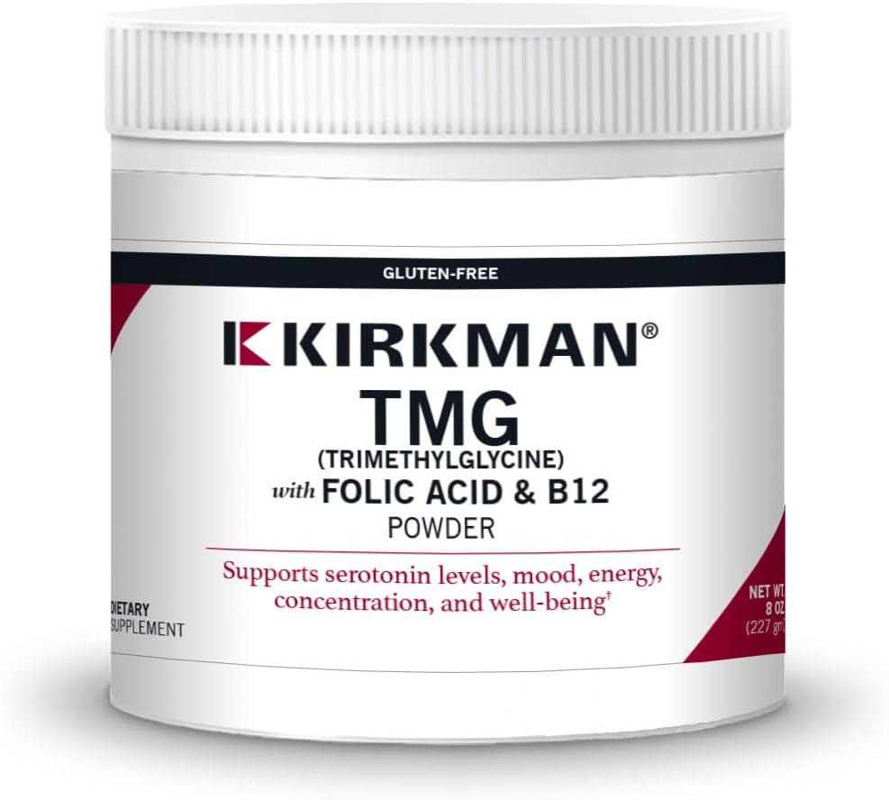 Kirkman - TMG Folic Acid & B-12 Powder 8oz