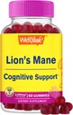 WellYeah Lions Mane Gummies for Aikuinen (2000 mg) Leijonat Mane Supplement Memory and Focus Support 