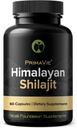 Shilajit Capsules High Strength Purified Primavie Shilajit Harvested vid 10 000 fötter från Himalayan Mountains Rich i Fulvic Acid & Trace Minerals 3rd Party Tested 100% Natural Made i USA (60)
