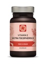 E-vitamiini 1000 IU Ultra-tokoferoli 450 mg E-vitamiini Vegan . Kaikki 4 tokoferolia - Alfa-tokoferoli + Beta-tokoferoli + Gamma-tokoferoli + Delta-tokoferoli