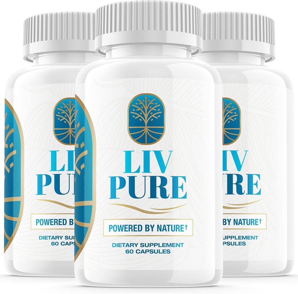 (3 pakkaus) Liv Pure Powered by Nature Advanced Formula Liver Live Pure Perification Function Supplement (180 kapselia)