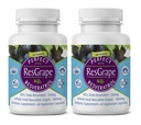 Täydelliset lisäravinteet ... Täydellinen ResGrape Resveratrol 60 kapselia Trans- Resveratrol & Organic Muscadine Rypäleet - 2 pakkaus