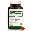 Standard Process Soybean Lecithin - Brain Health Support Supplement - Nutritional Whole Food-Based Supplement med viktiga fettsyror från Soybean Lecithin - 240 Softgels