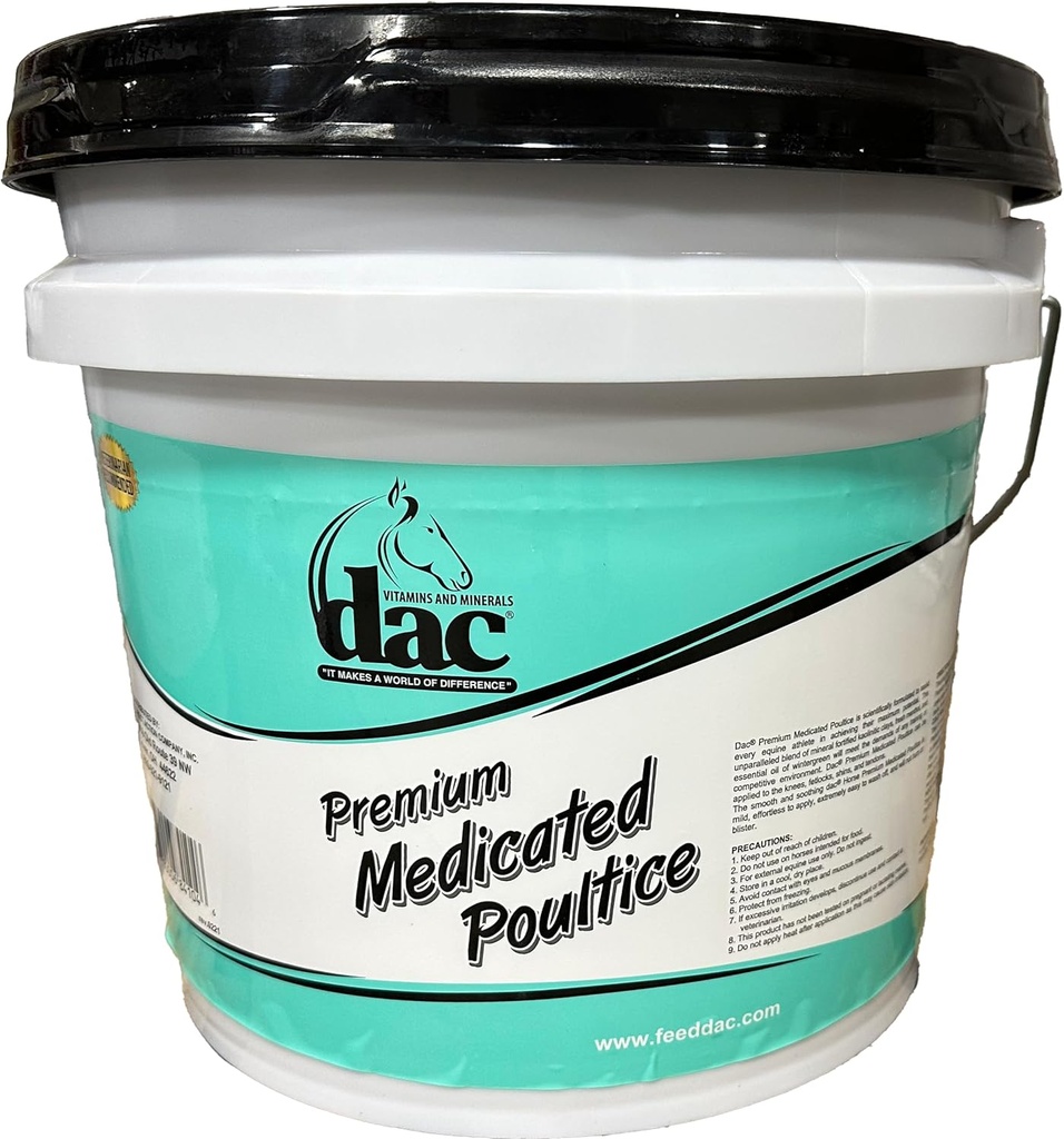 dac Vitaminer och Minerals dac® Premium Medicated Poultice - 45lbs, White