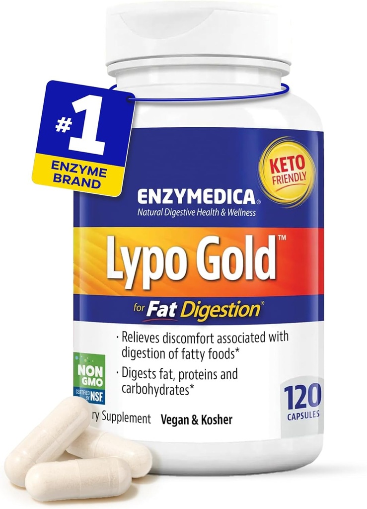 ENZYMEDICA Lypo Gold, 120