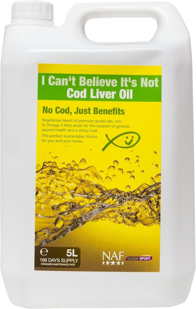 En voi uskoa, ettei se ole Cog Liver Oil, Horse Feed Supplement, NAF, 5L