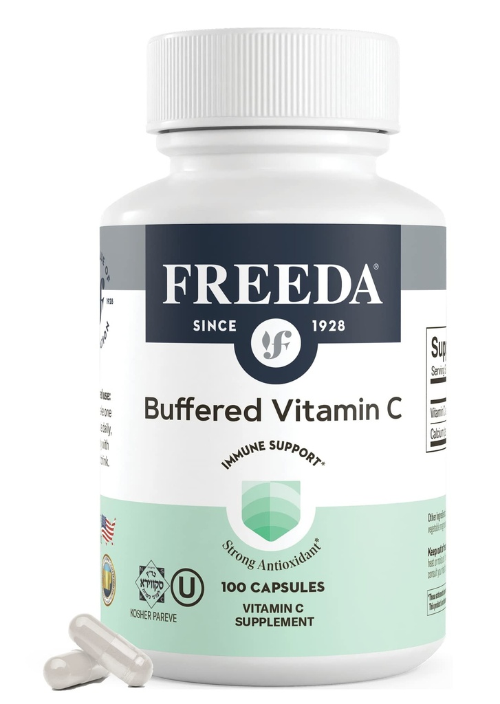 FREEDA Puskuroitu C-vitamiini 500 mg 