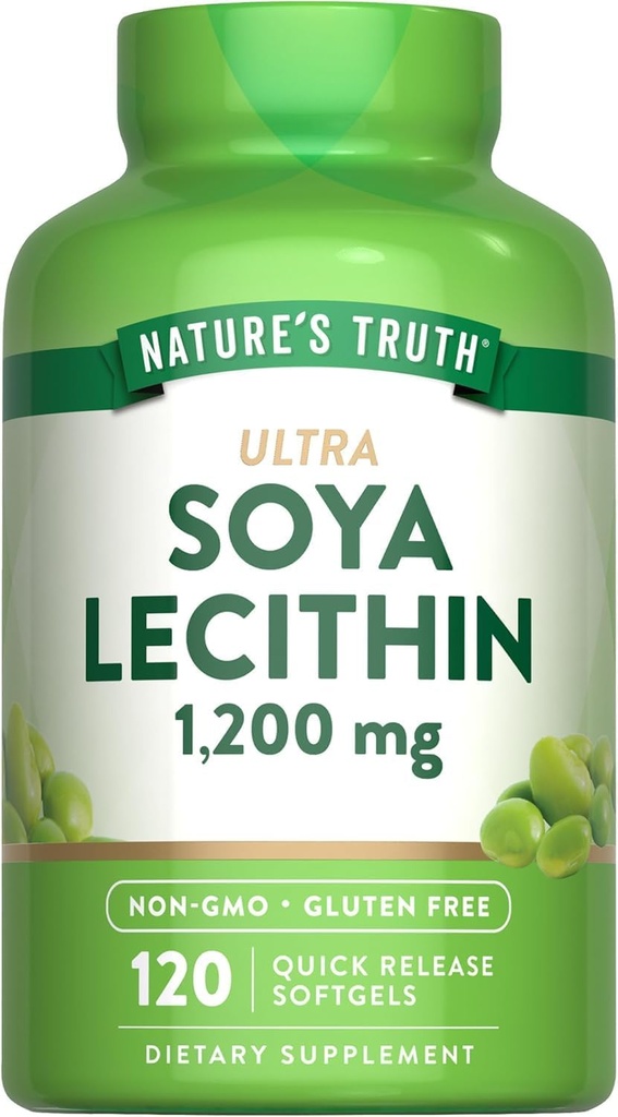 Naturens Sanning Ultra SOYA Lecithin 1200 mg, 120 greve (Pack av 1)