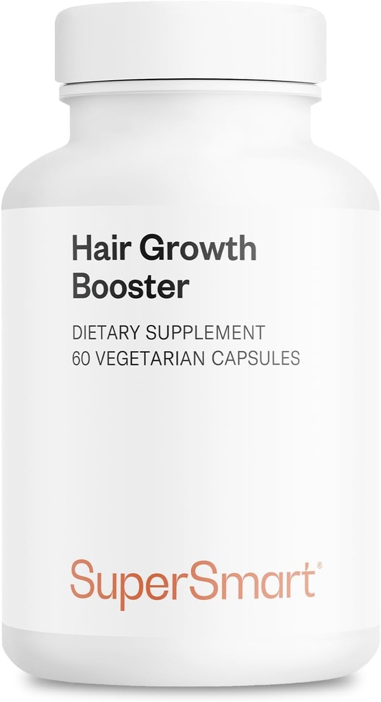 Supersmart - hiusten kasvu Booster 160mg per päivä (Lustriva Supplement) - Biotin 40x enemmän liukoinen ...