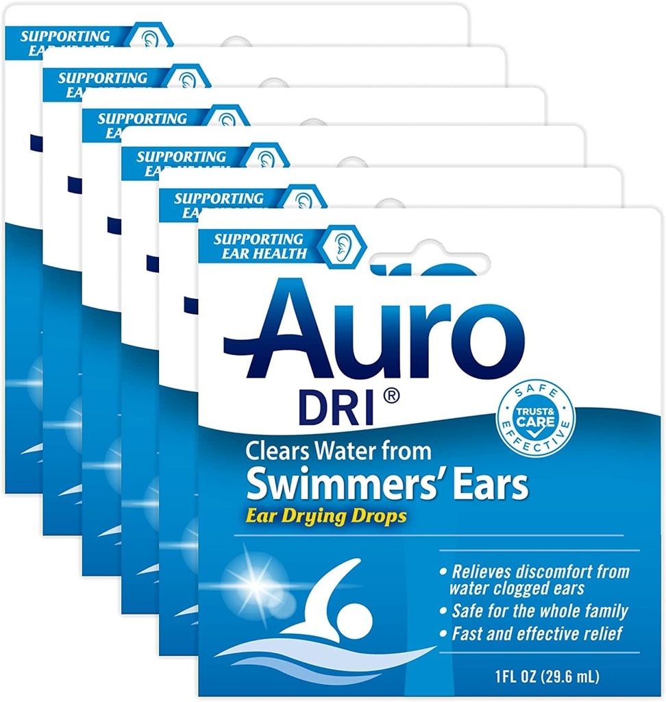 Auro-Dri Ear Water-Drying Aid 1 fl oz (Kvantitet på 6)