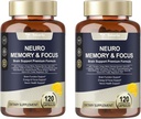 Totaria C-ognitive med koffeinpiller, L-Tyrosine, Alpha GPC, Ginkgo Biloba, Bacopa Monnieri Brain Supplement för minne och fokus, Brain Nootropic Support - Non-GMO, Gluten Free (120 grejer)