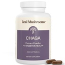 Real Sienet Chaga-sienikapselit ... Organic Chaga-uutejauhe, uutejauhe wellness & Energy Support...