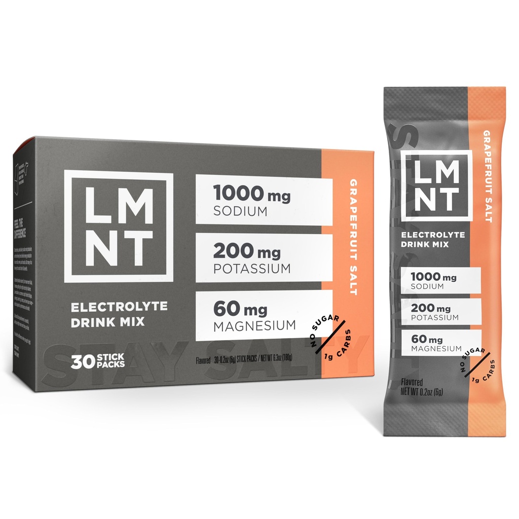 LMNT Zero Sugar Elektrolyytit - Greippi suola ...