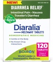Boiron Diaralia Tabletit ripulin lievittämiseen, kaasu, turvotus, suolistokipu, ja Travelerin ripuli - 120 Count (2 pakkaus 60)