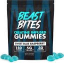 BEAST BITES - Creatine infused Gummies - 5g Creapure Creatiini Monohydraatti per Serving - NSF Certified for Sport - 30 Palvelimet