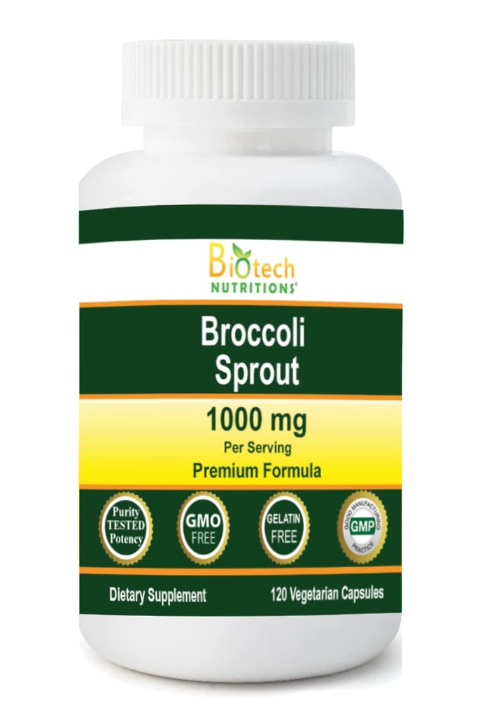 Parsakaali Sprout 1000 mg tarjoilu 120 kasvikapselia