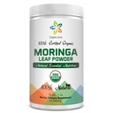 Certifierad organisk Moringa Leaf Powder-1Lb. USDA Certified Organic. 100% ren och original. Naturligtvis ökar energi, metabolism och immunitet. Raw Green Whole Superfood. Ingen GMO, Gluten Free