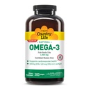Maa Life Omega-3 Fish Oil Supplement, 1000mg, 180mg EPA & 120mg DHA, Fish Oil Concentration, Burpless, 300 Softgels, Certified Gluteeniton