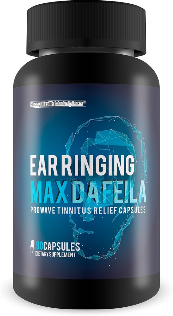 Ear Ringinging Max Dafeila Prowave Tinnitus Relief Capsules - Vårt bästa naturliga öra Ringmedel - Ear Ringing Relief Ear Supplement - Ear Health Supplements - Ear Ringing Supplements - För Ring öron