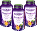 Vitafuusio Uni Hyvin Melatonin Gummies Sokeriton, 60 Jokainen (3 pakkaus)