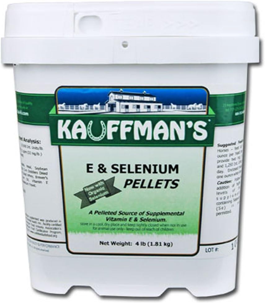 Kauffmanin eläinten terveys E-vitamiini & Selenium pelletit 4 lb