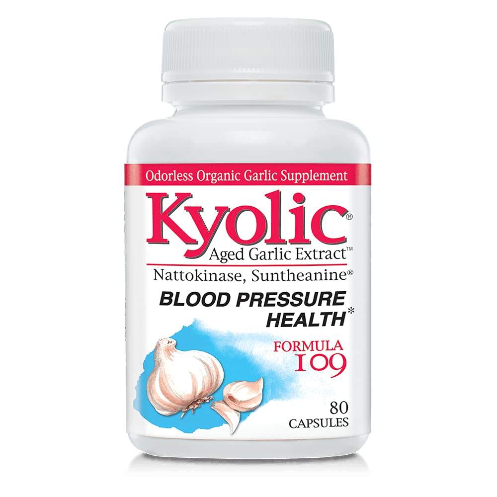 Kyolic Aged Valkosipuliuute Formula 109, 160 kapselia Kyolilla (Pack of 2)