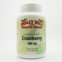 Holly Hill Health Foods, Cran- Max tiivistetty karpalo 400 MG, 120 kapselia